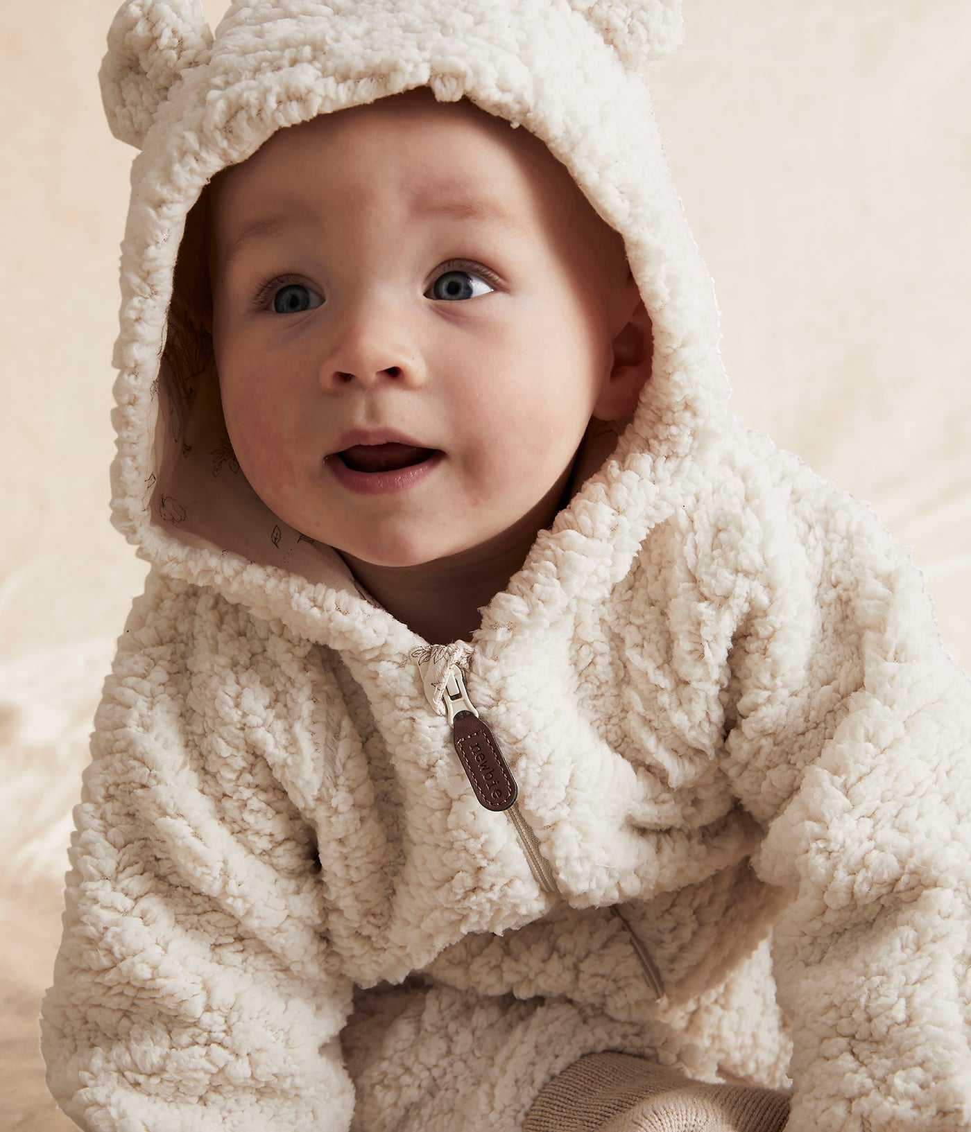 Teddy coverall | White | Baby | Newbie
