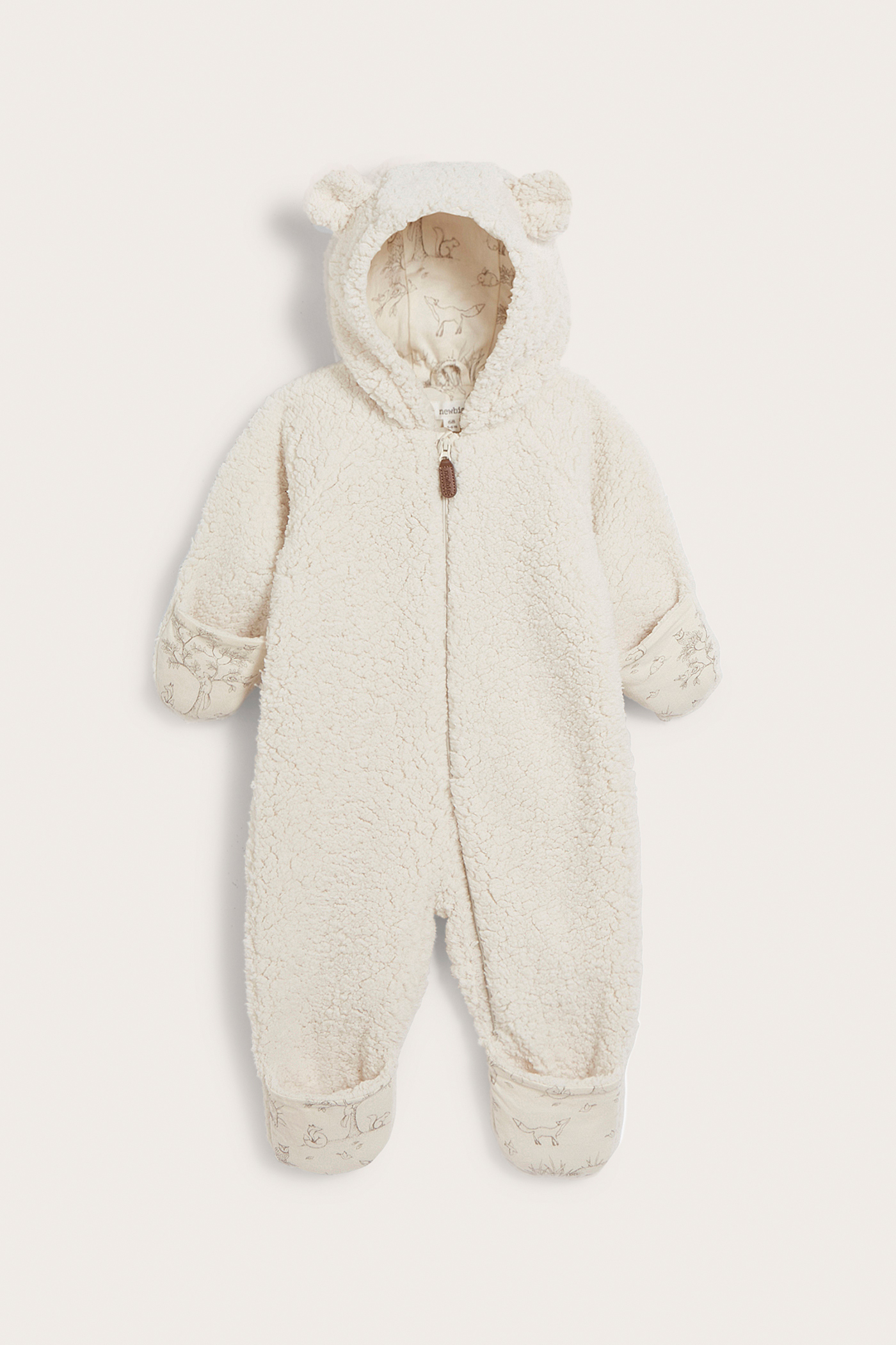 【 bebe 】 Teddy coverall | White | Baby | Newbie