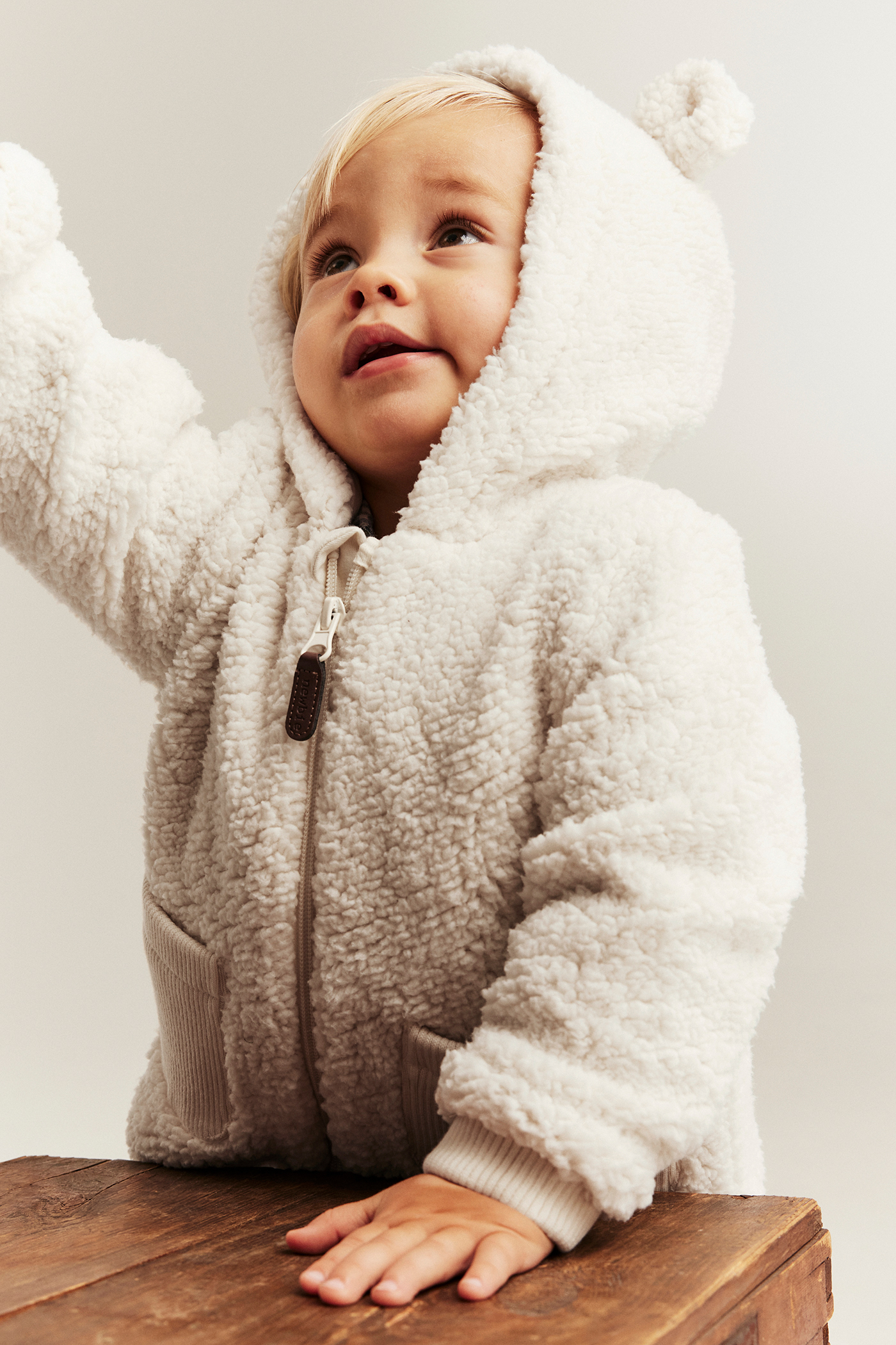 Teddy fur jacket | White | Baby | Newbie