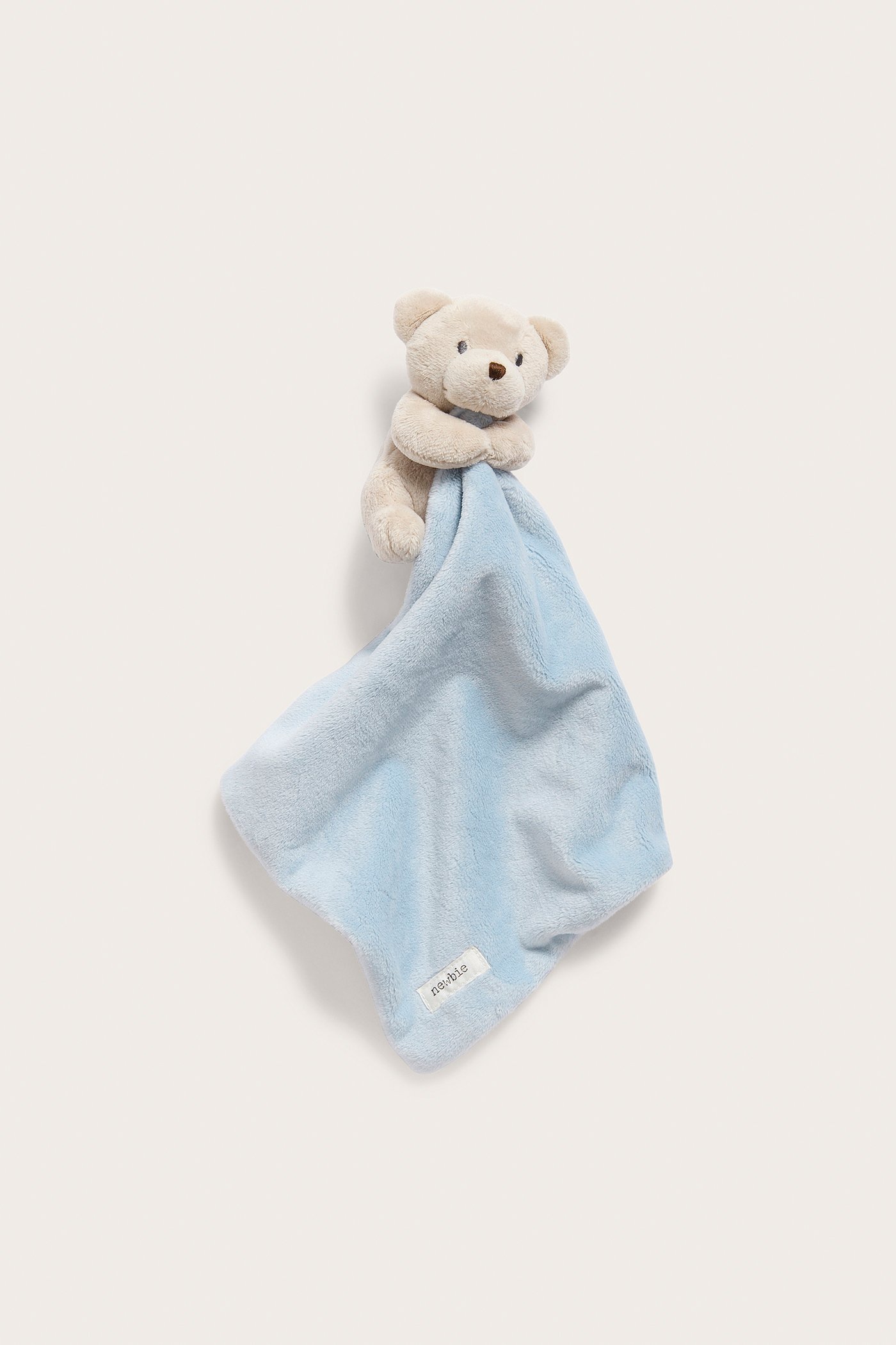 Teddy bear snuggle blanket Blue Baby Newbie