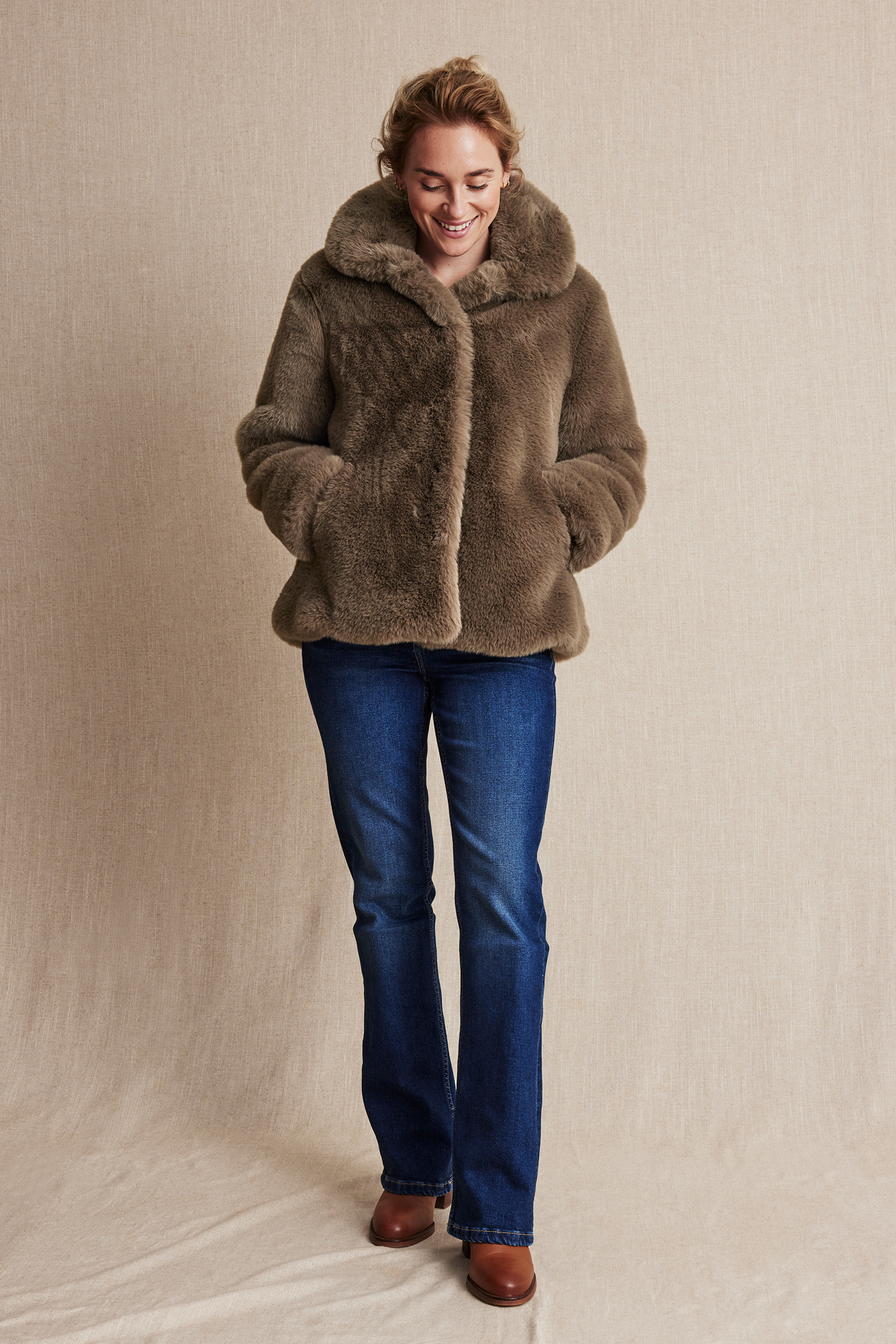 Women's faux fur jacket | Newbie