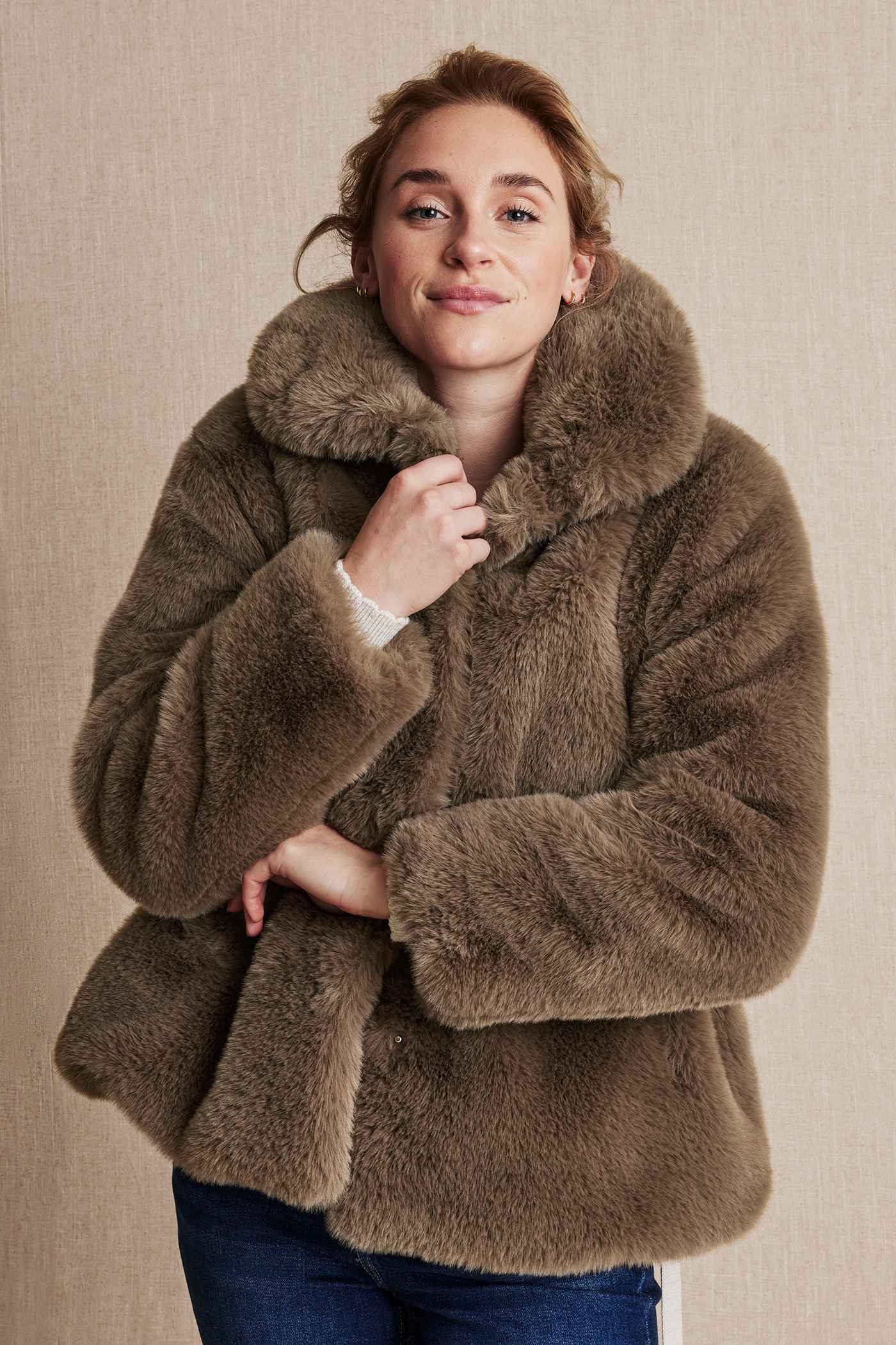 【New color】Winter Love Faux Fur Coat