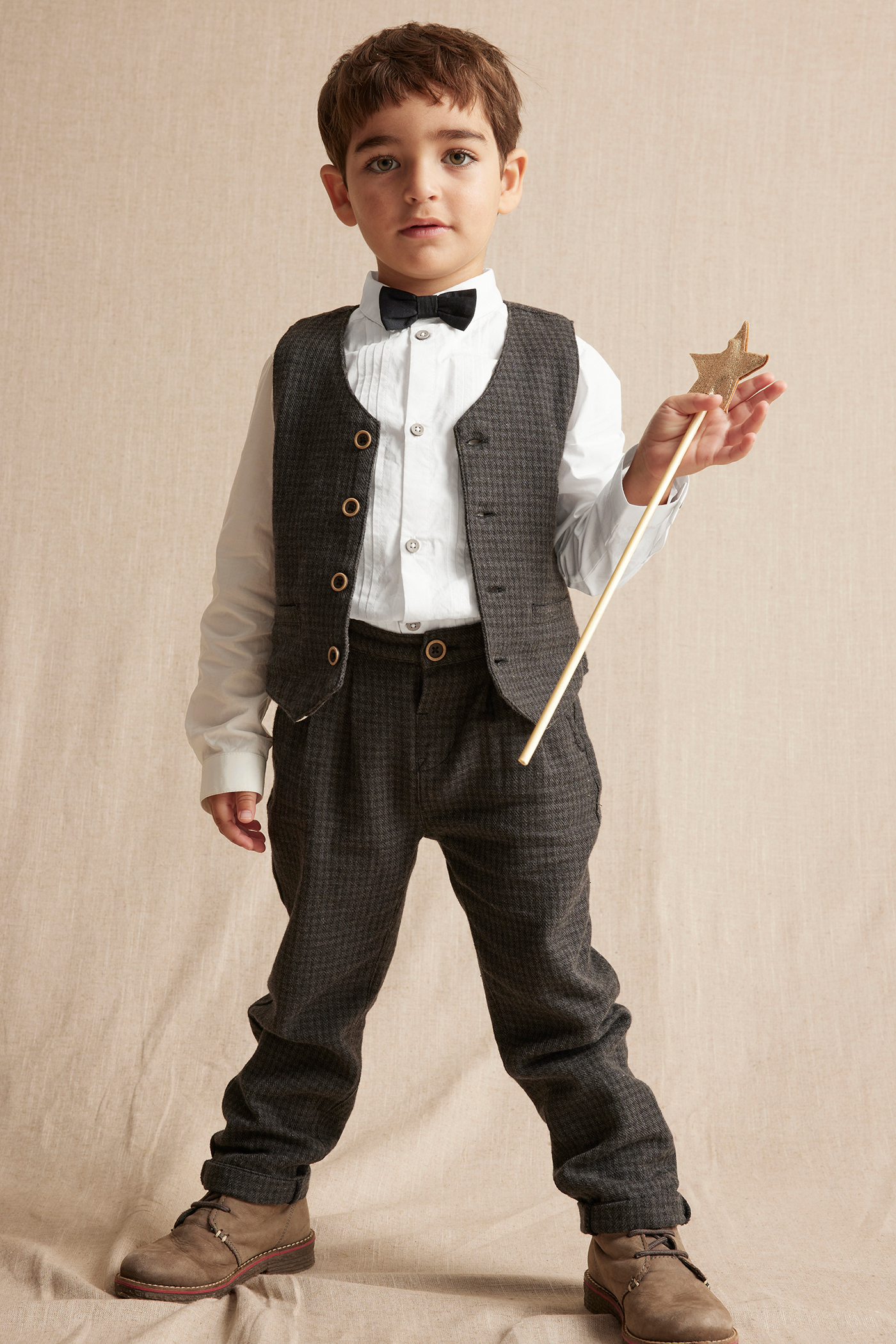 【UJOH】Bow Tie Gathered Dress サイズ2 2352-64J6546402.jpg?v=1726893113