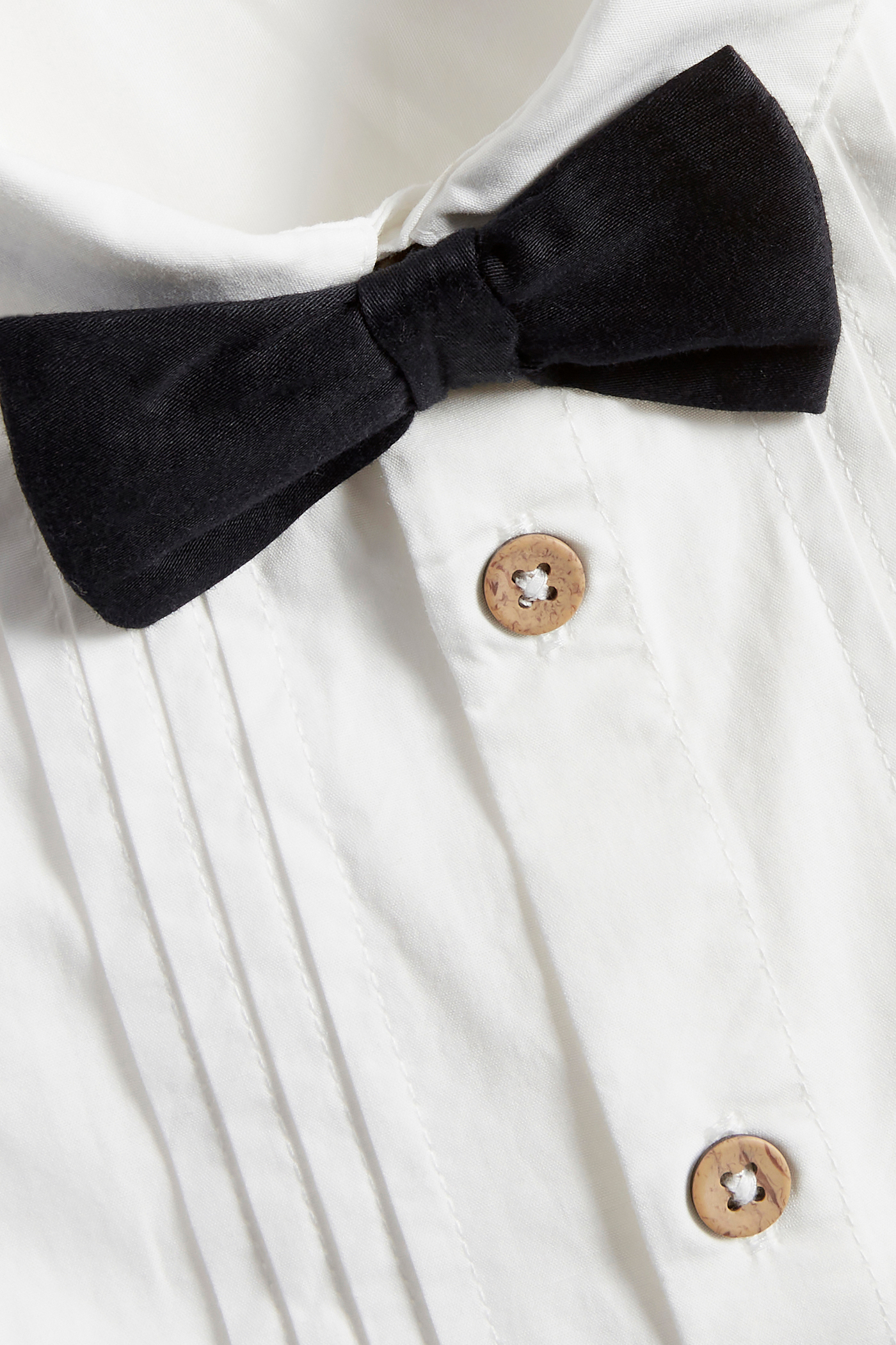Tuxedo bow tie shirt | Off-white | Kids | Newbie