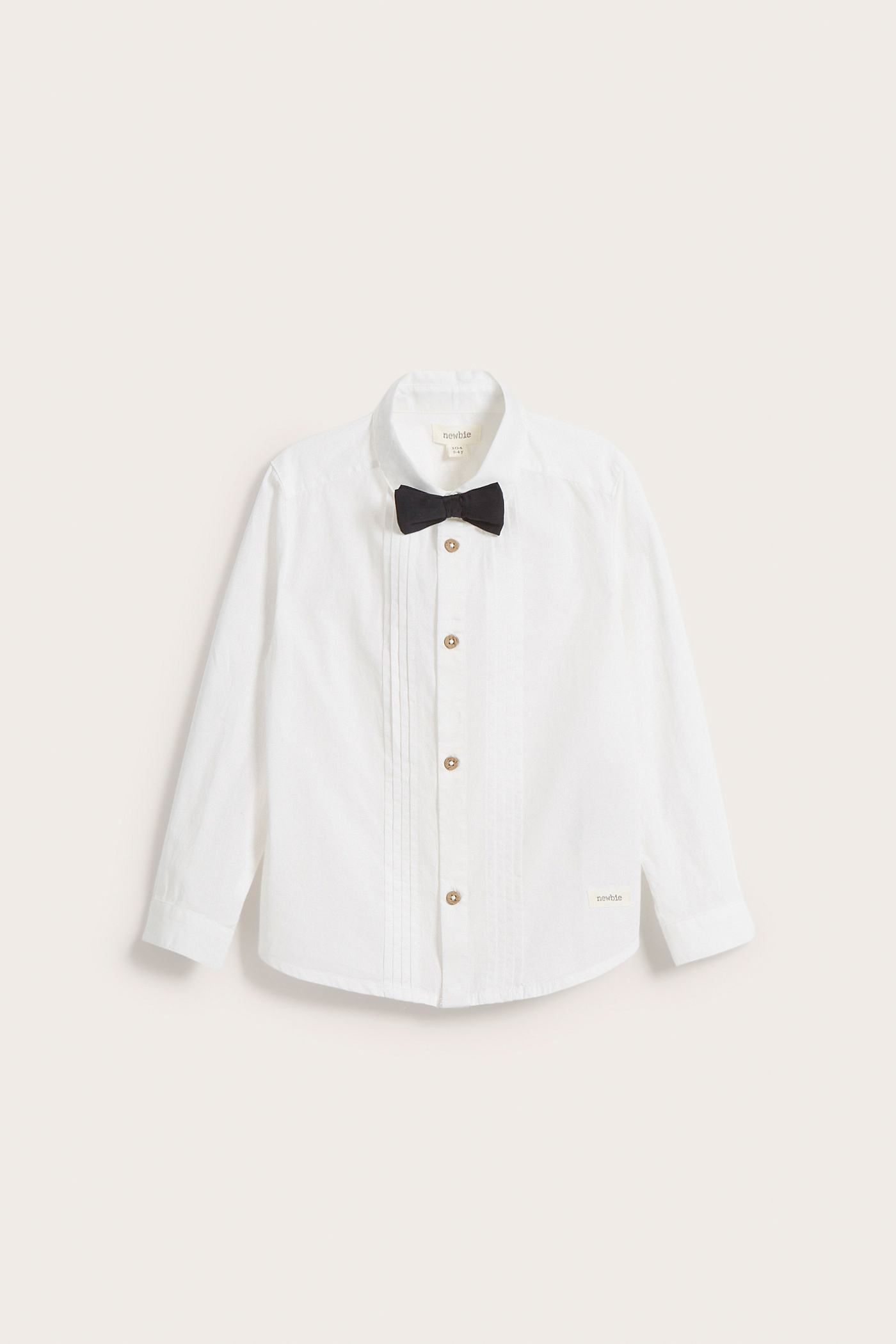 Tuxedo bow tie shirt | Off-white | Kids | Newbie