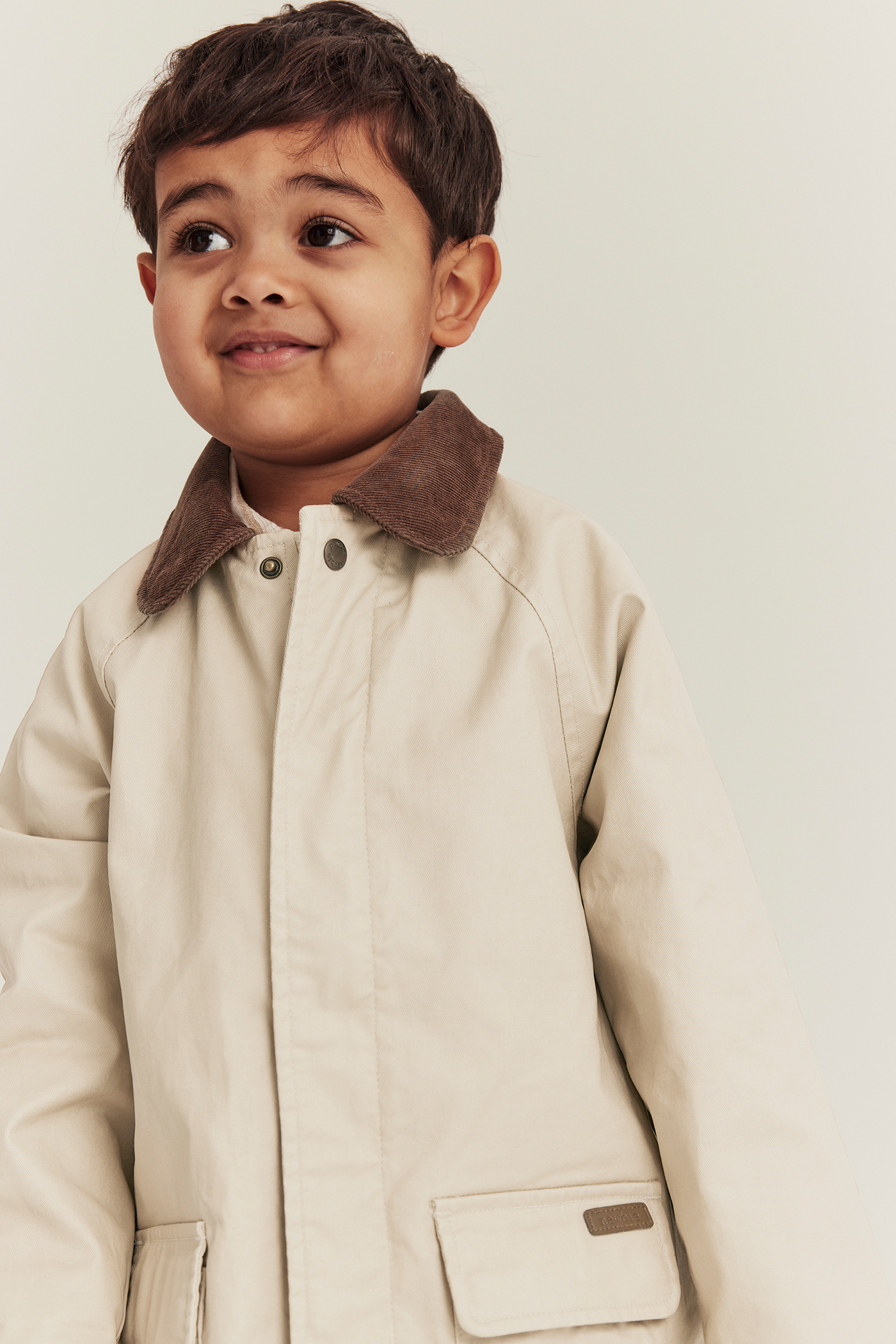 little cotton clothes ジャケット3-4y Cotton jacket | Beige | Kids | Newbie