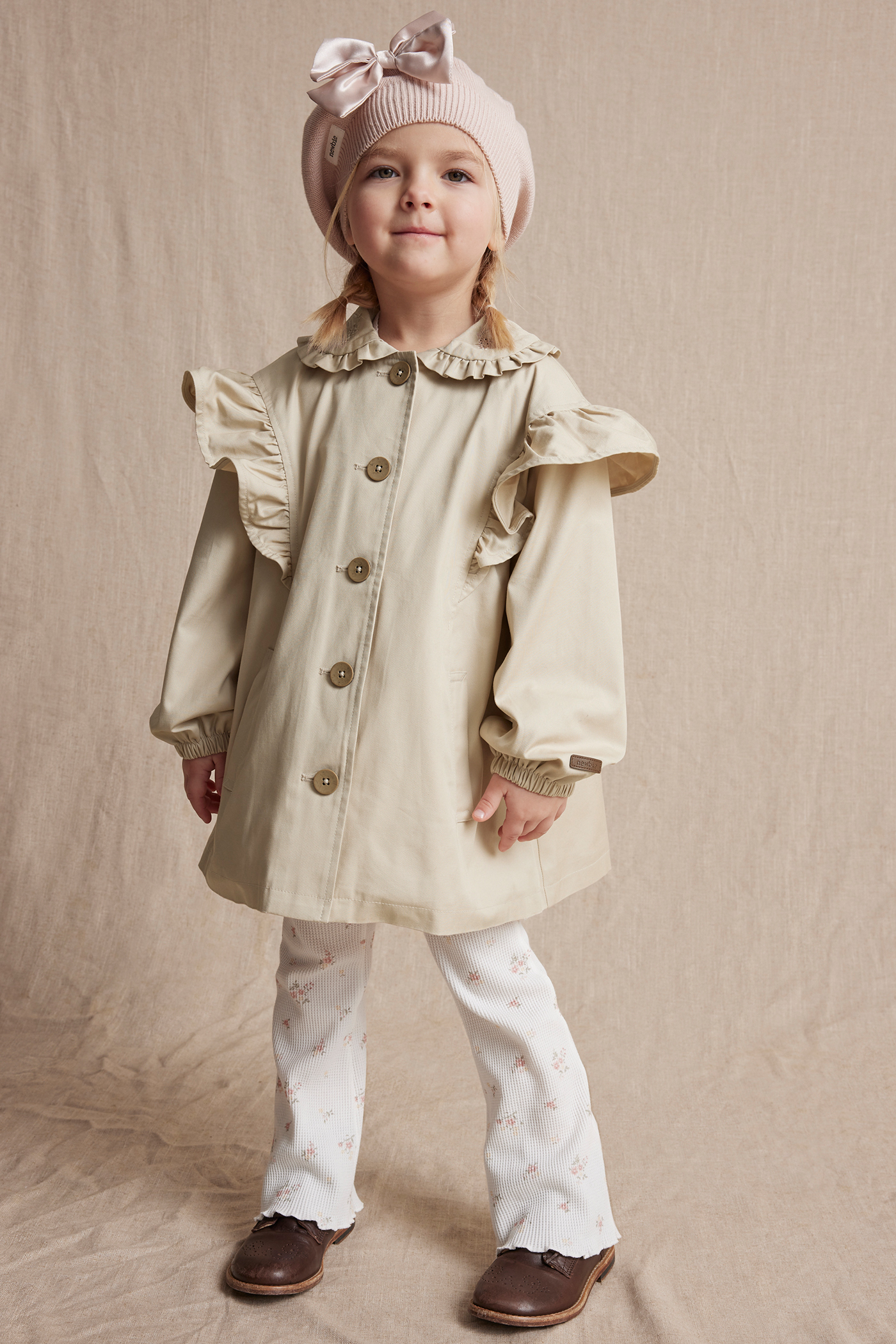 Jacket with frills | Beige | Kids | Newbie