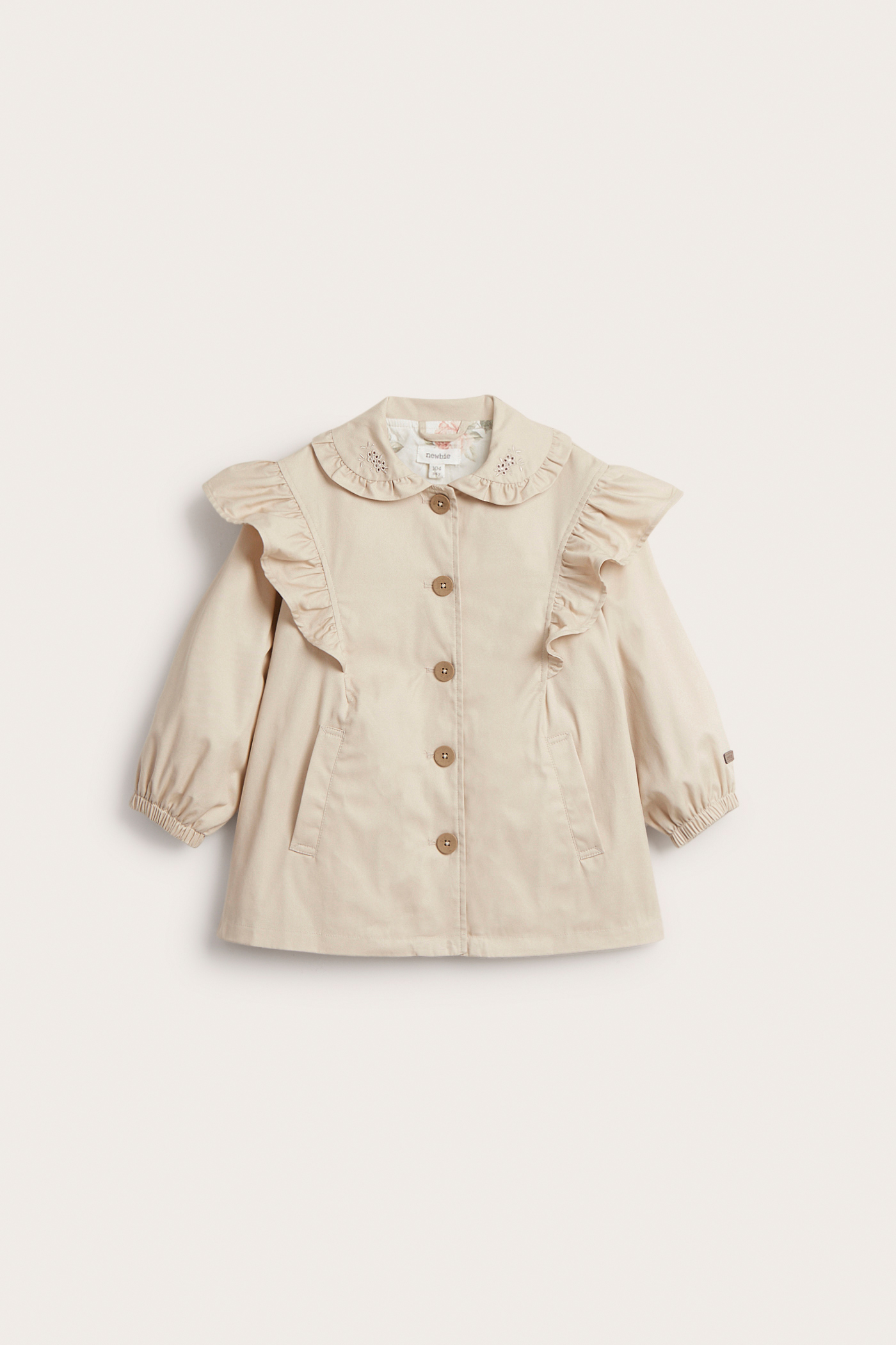 Jacket with frills | Beige | Kids | Newbie