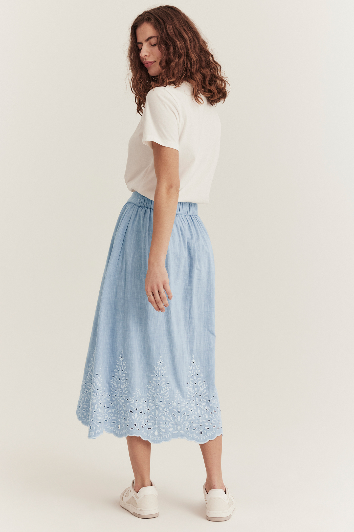 Embroidered skirt from Newbie Woman | Light blue | Kids | Newbie