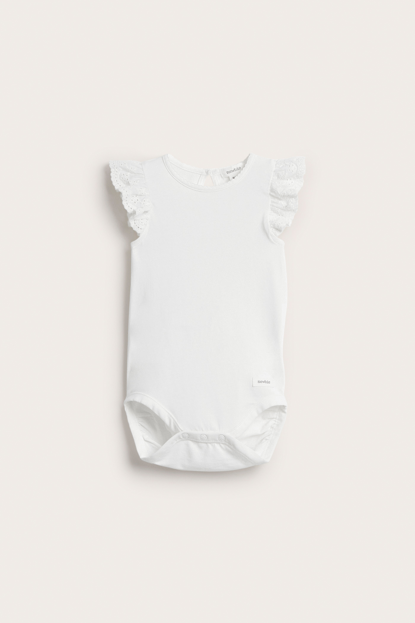 OHGA FRILL short sleeves ホワイト Ruffle Off Shoulder Puff Sleeve Summer Dress Above Knee