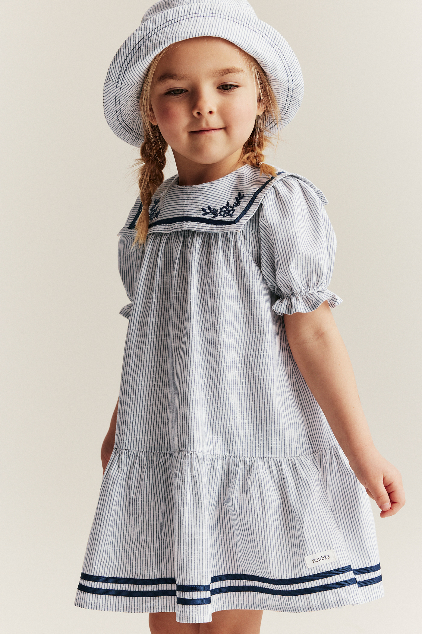 ANDMARY】Sailor knit mini dress