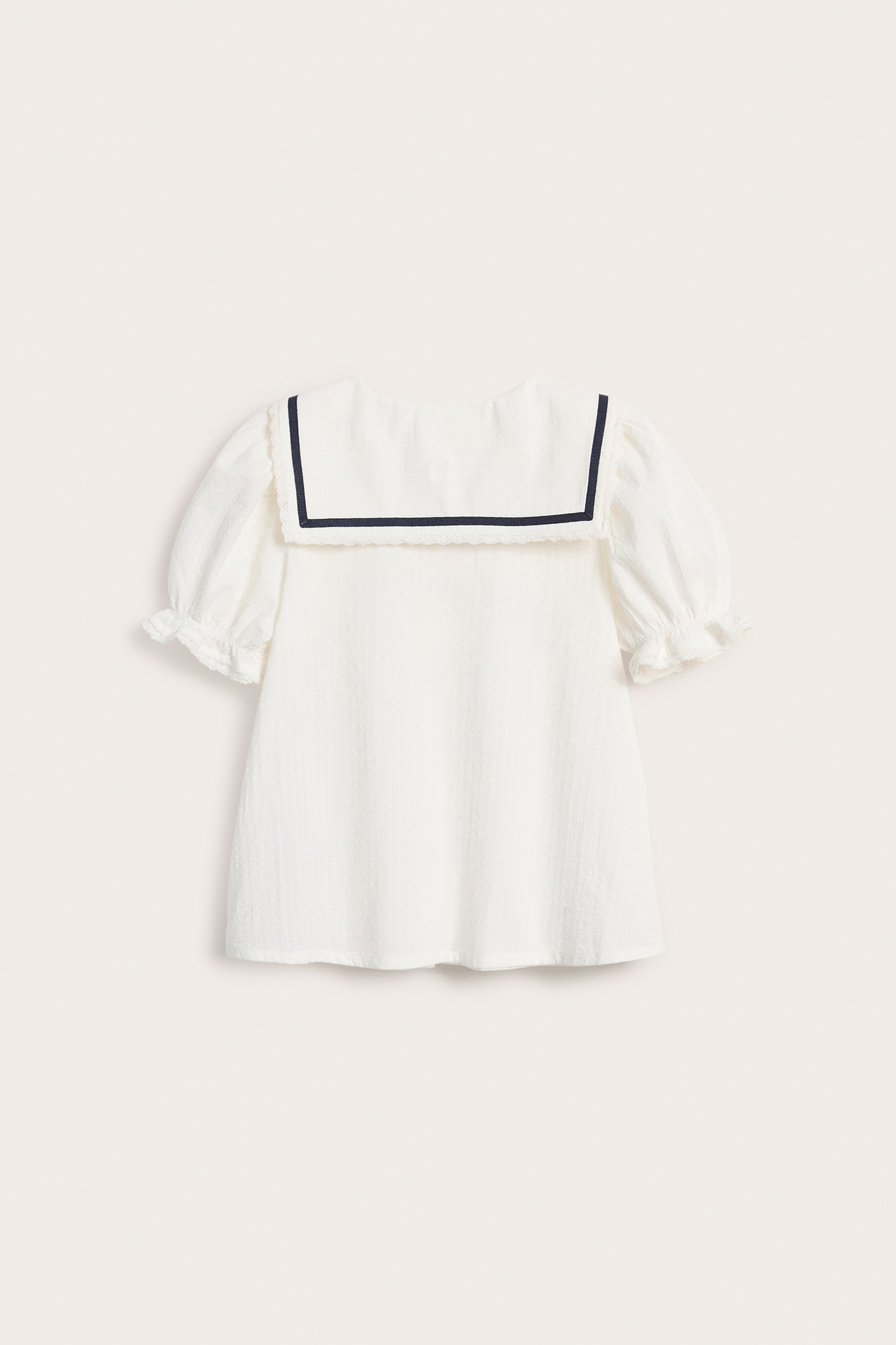 ★YOUTHBATH X SOUP★Lace sailor collar Sailor blouse with lace | Off-white | Kids | Newbie