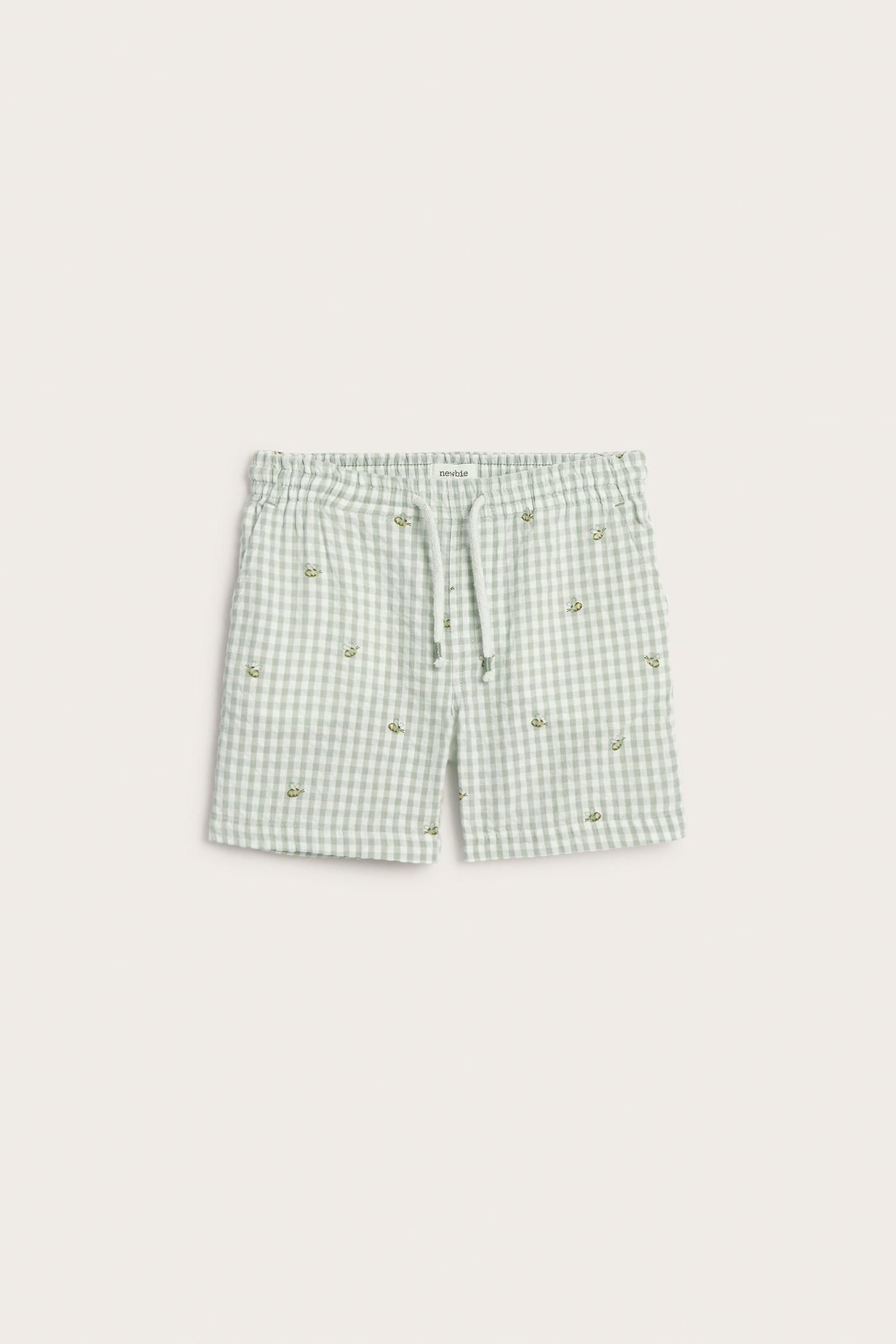 Plaid seersucker shorts | Green | Kids | Newbie