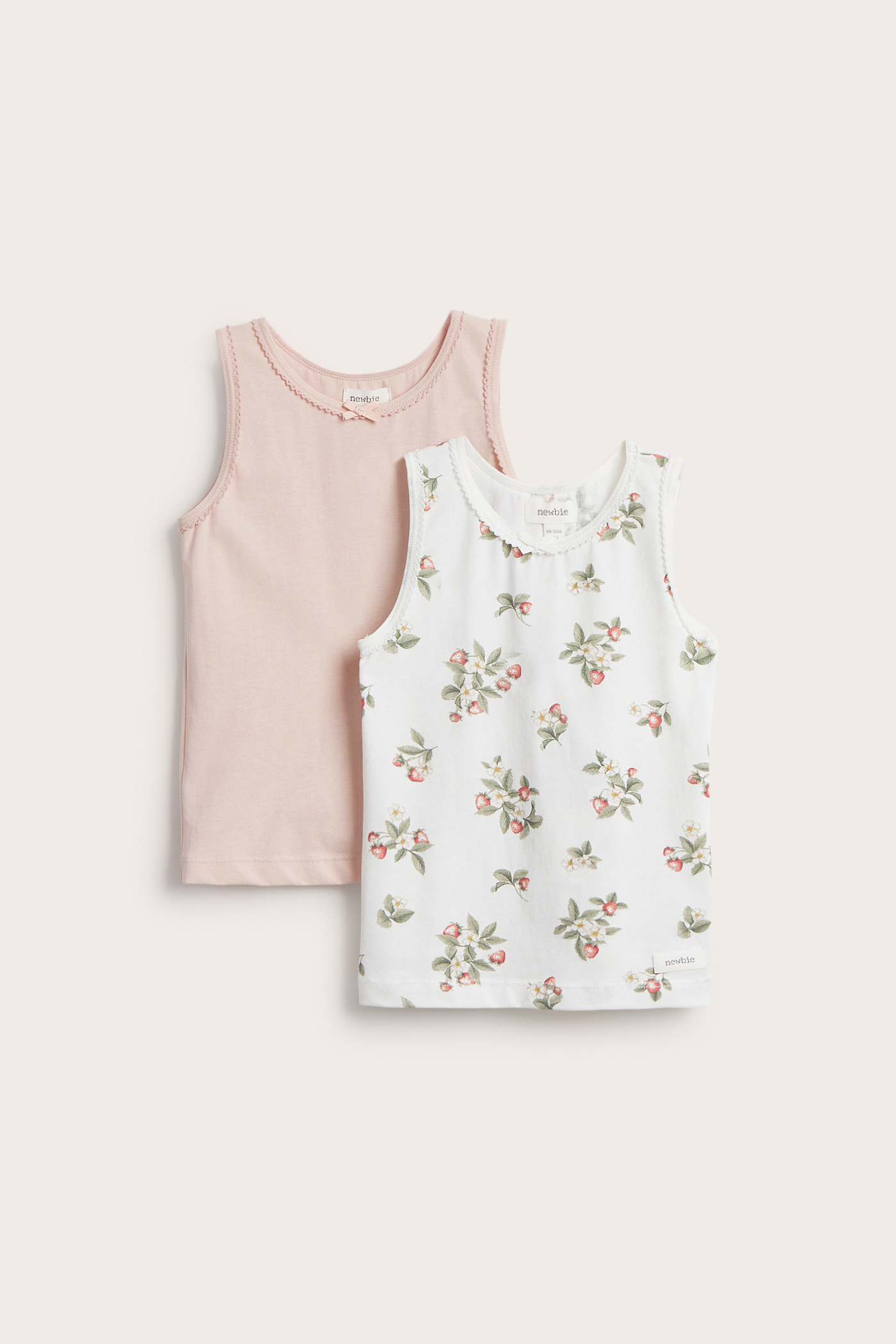 トップス Cotton ribbon tank ivory Cotton ribbon tank