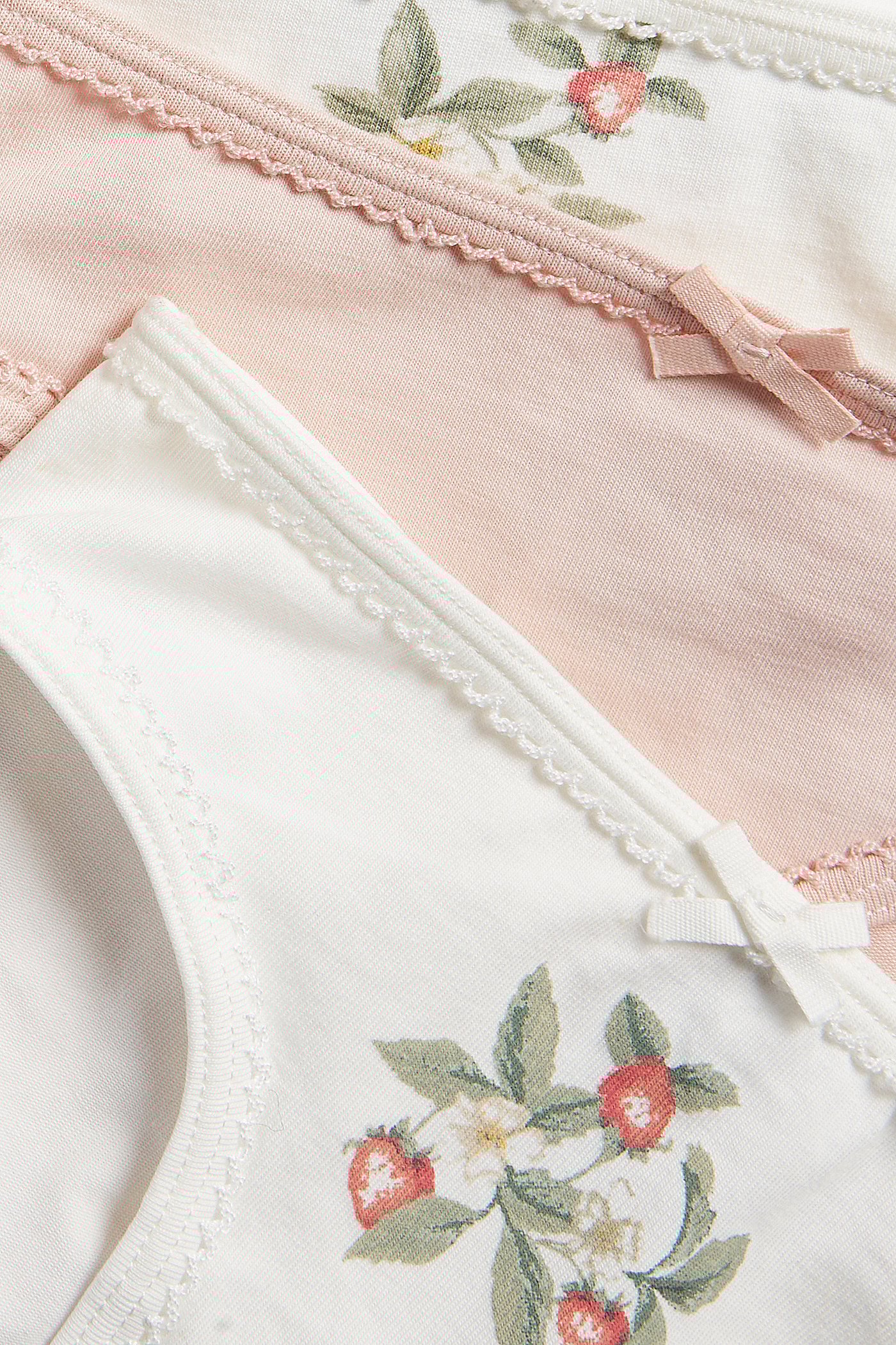 Tank top with bow (2-pack) | Off-white | Kids | Newbie