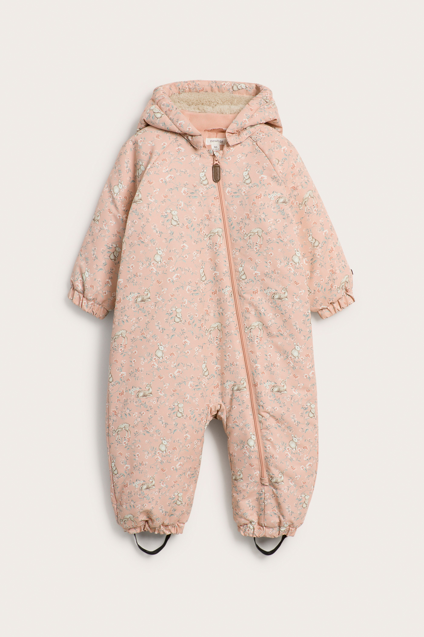 Floral windproof coverall | Pink | Baby | Newbie