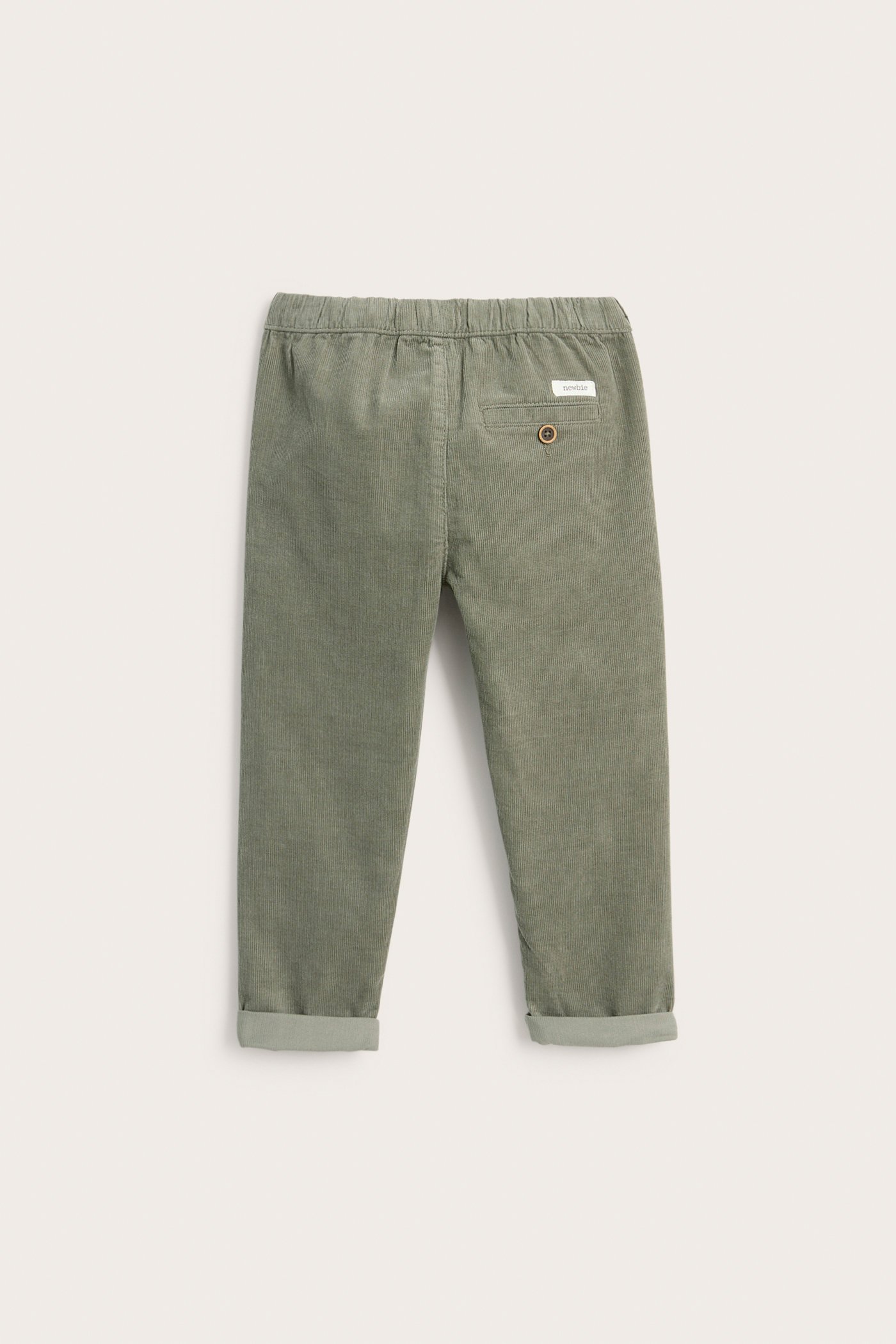 Woven corduroy trousers | Dark green | Kids | Newbie