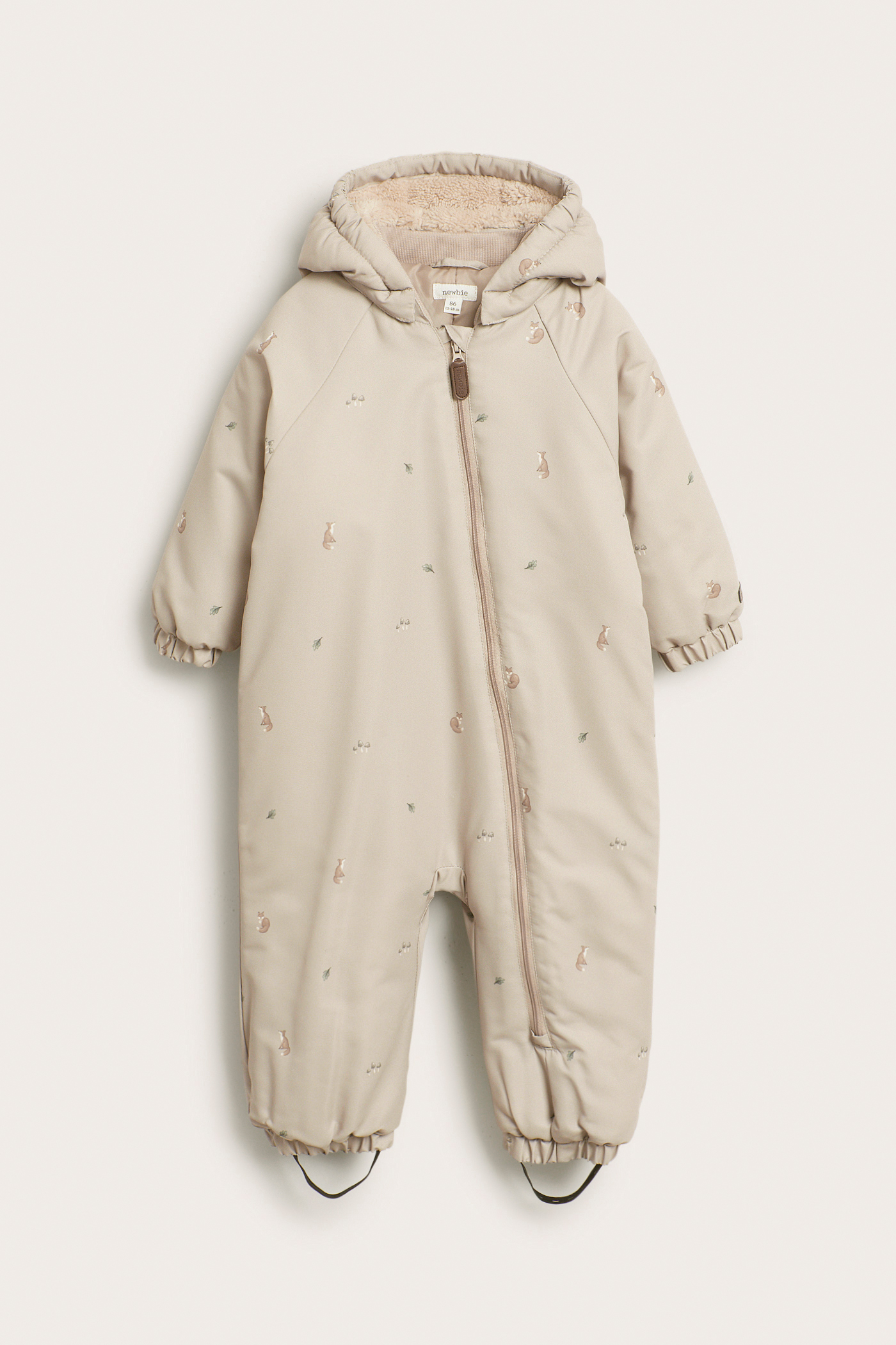 Fox theme windproof coverall | Beige | Baby | Newbie