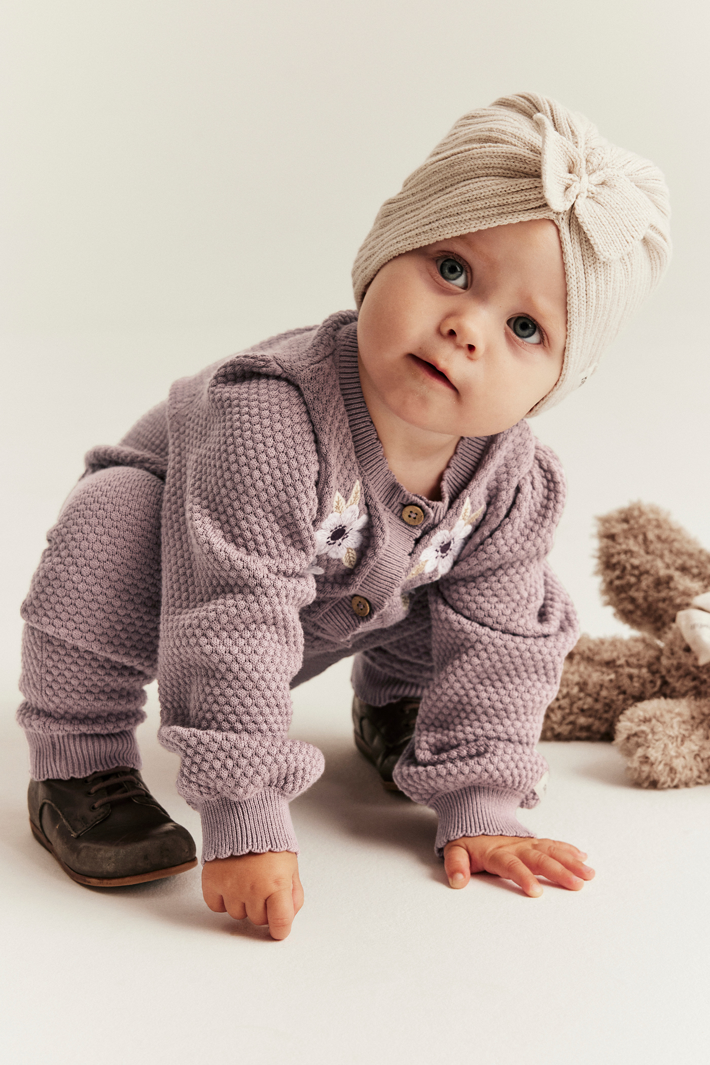 ロンパース・カバーオール house on the hill baby Jumpsuit Little B's Classic Hoodie Jumpsuit - Milk – Luna + Luca