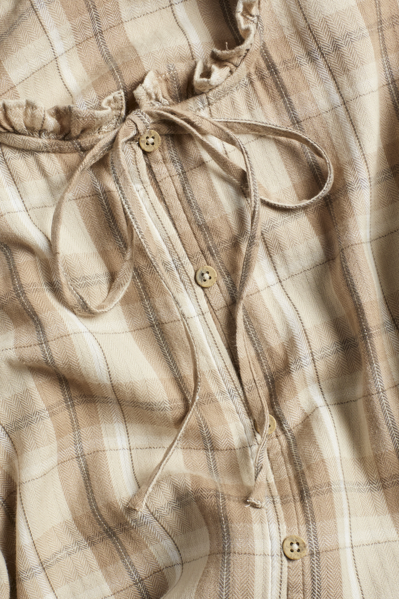 Newbie Woman plaid blouse | Beige | Kids | Newbie