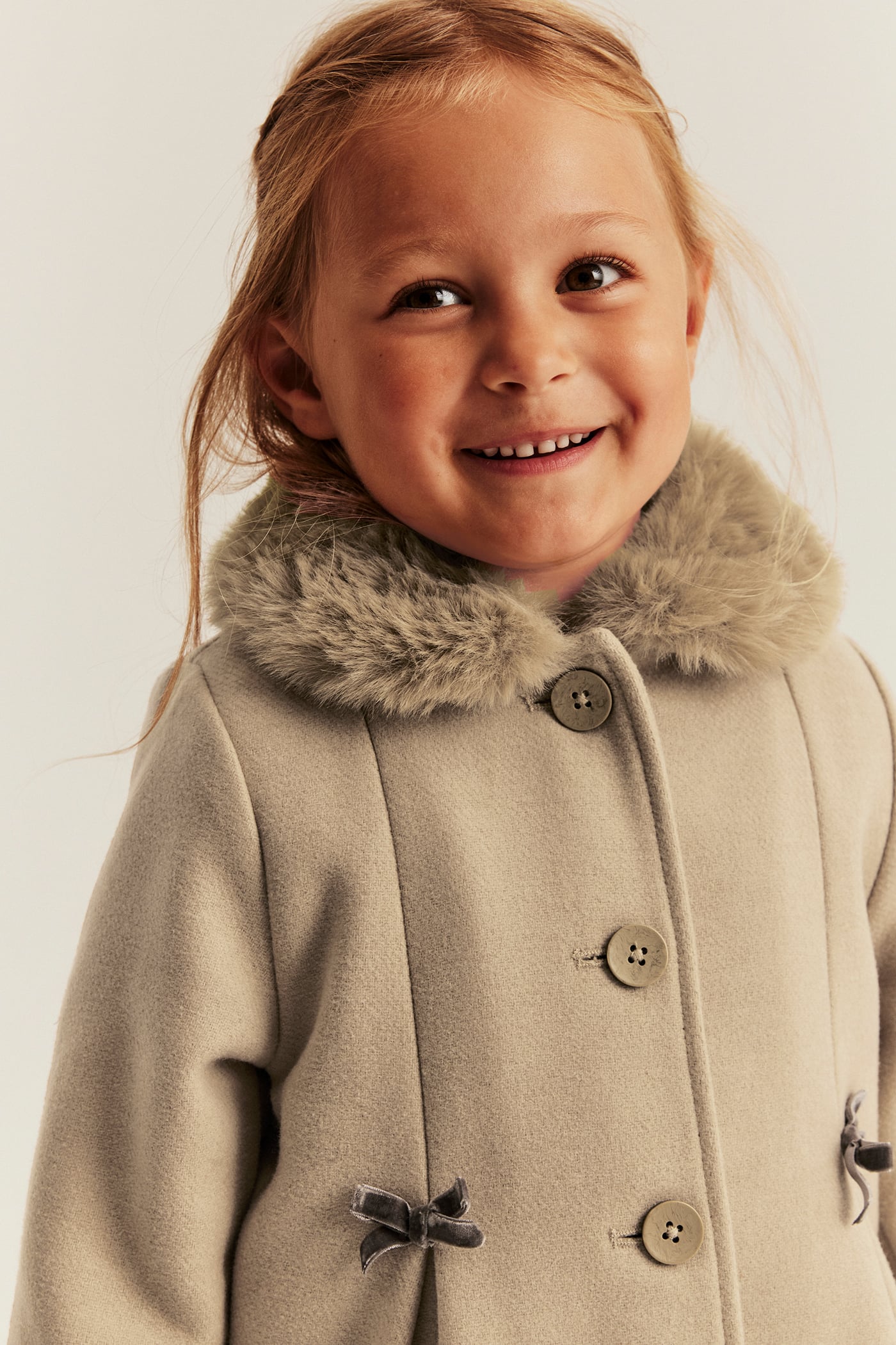 Wool blend coat | Brown | Kids | Newbie
