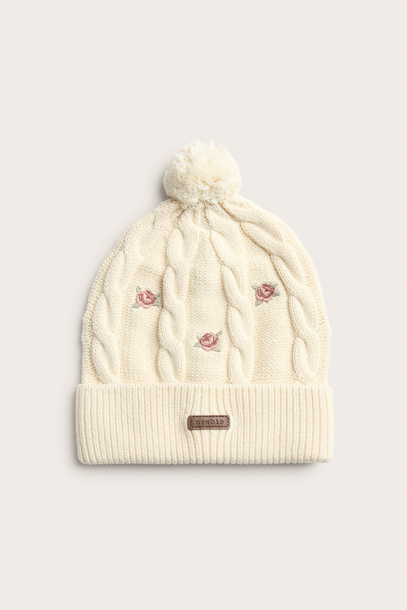 帽子 ANDMARY Baby knit babushka Ivory ANDMARY】Baby knit babushka