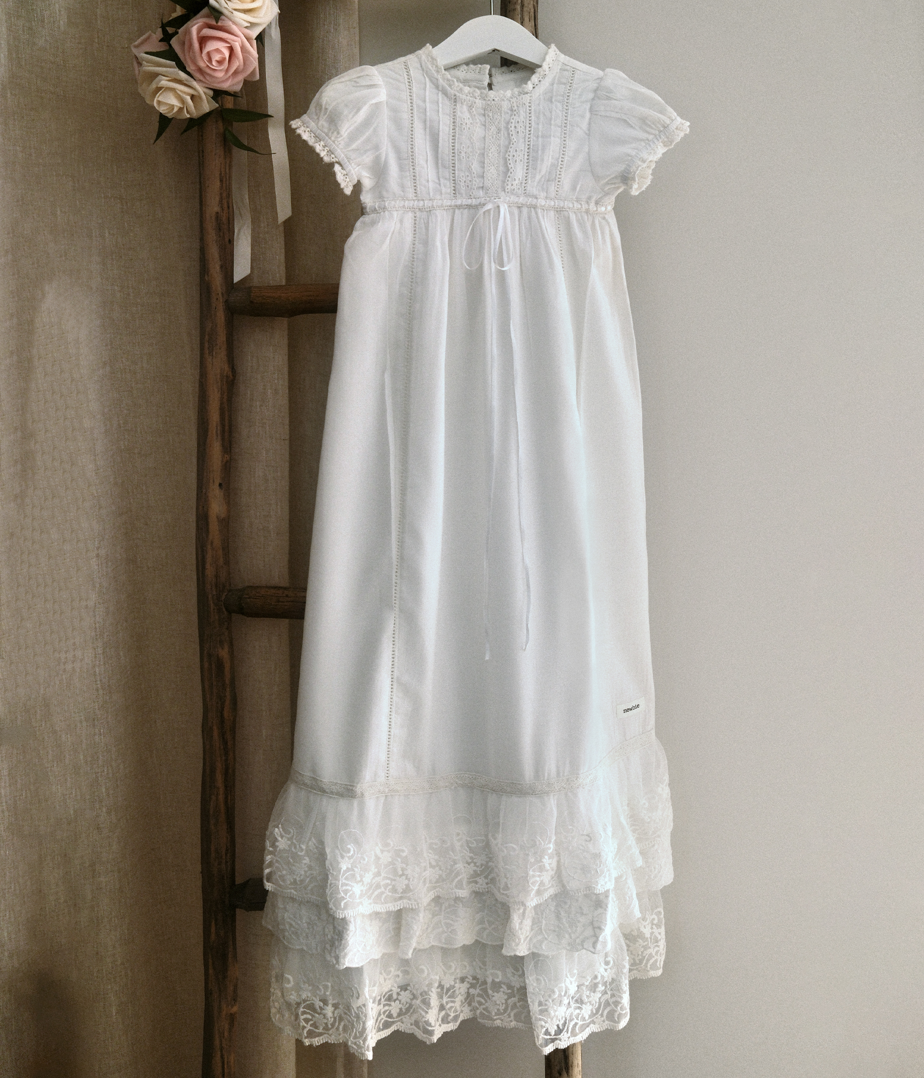 Christening gown | Off-white | Baby | Newbie, image size:1800x2100
