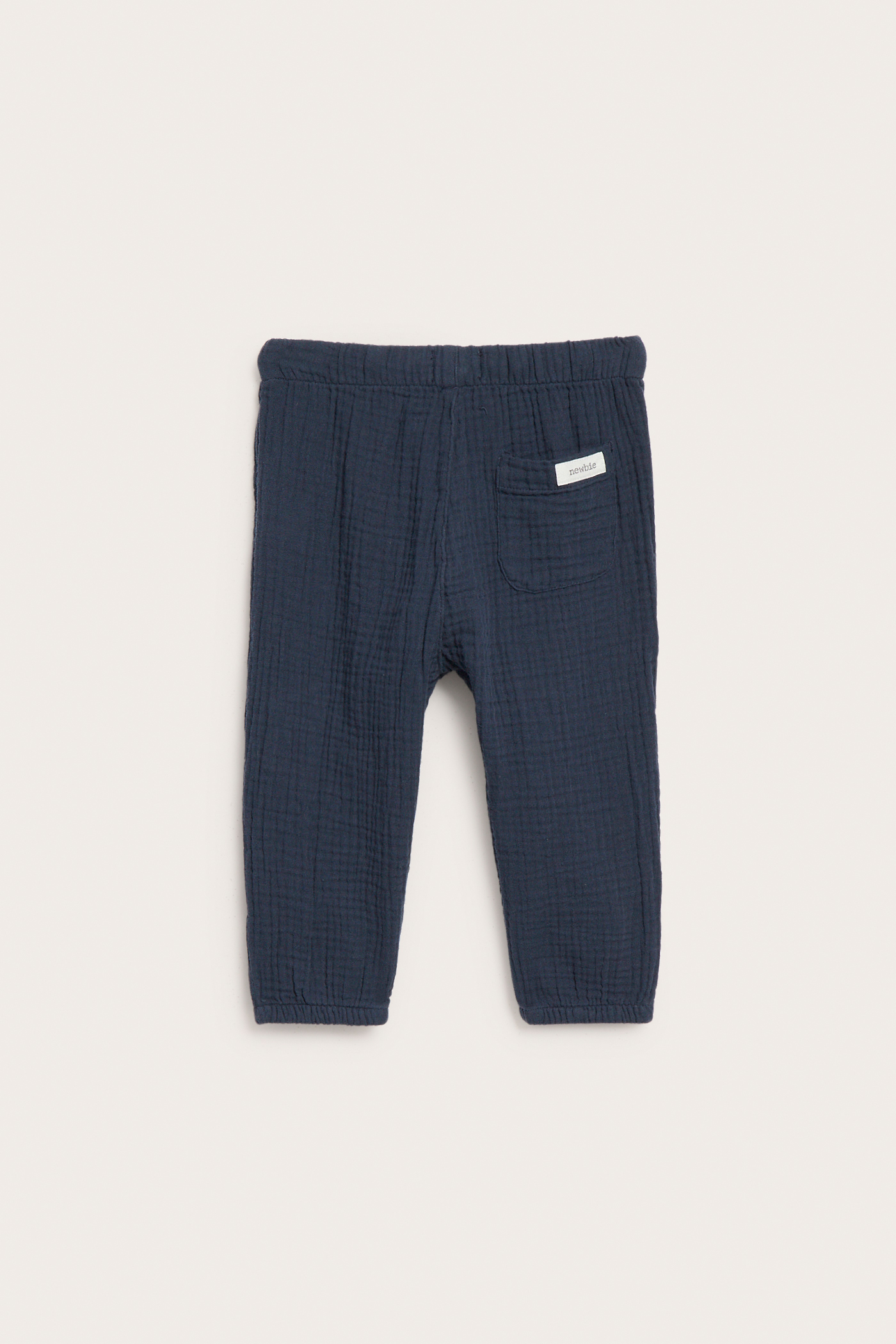 Woven muslin pants | Dark blue | Baby | Newbie