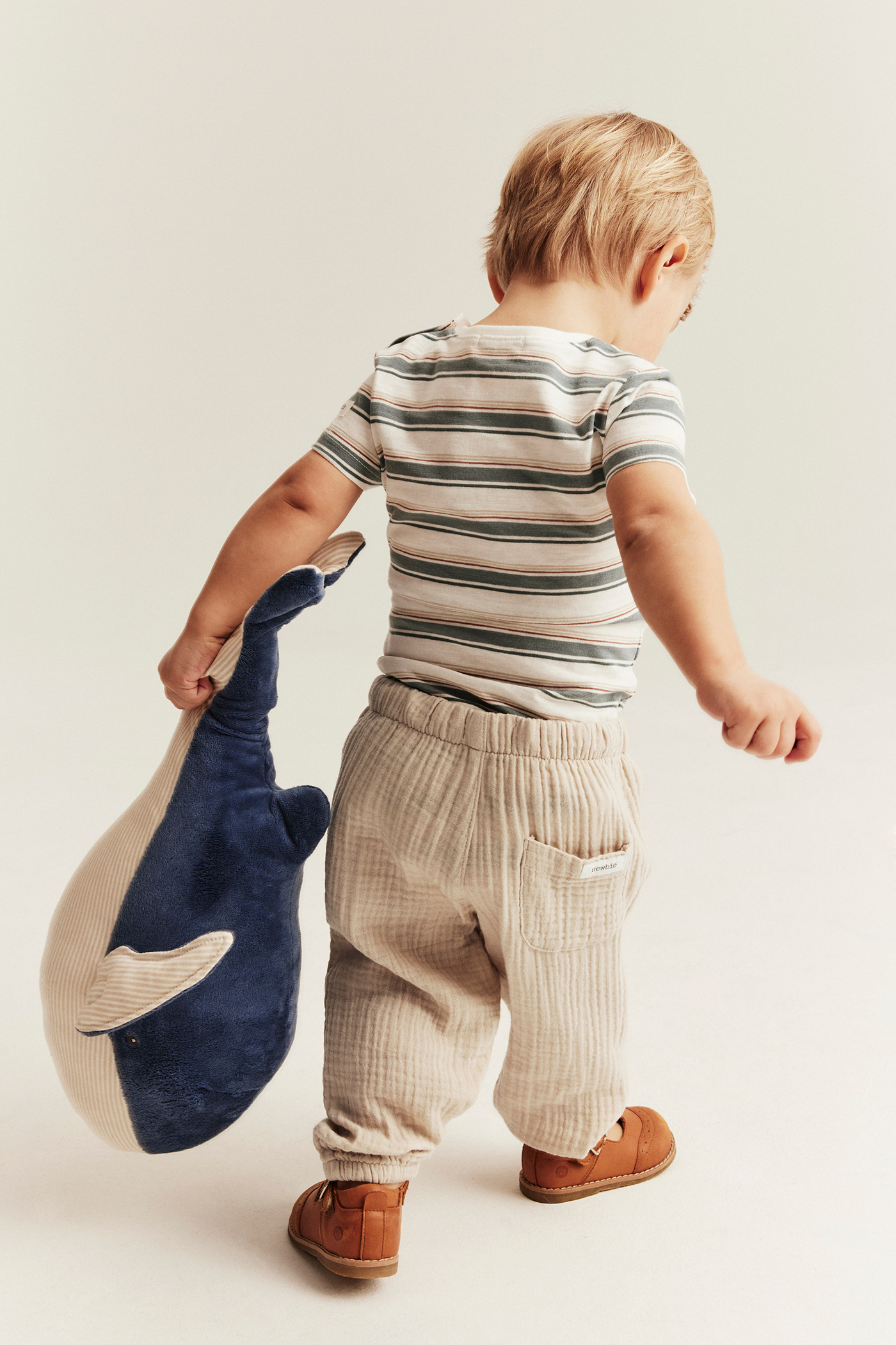 Woven muslin pants | Off-white | Baby | Newbie