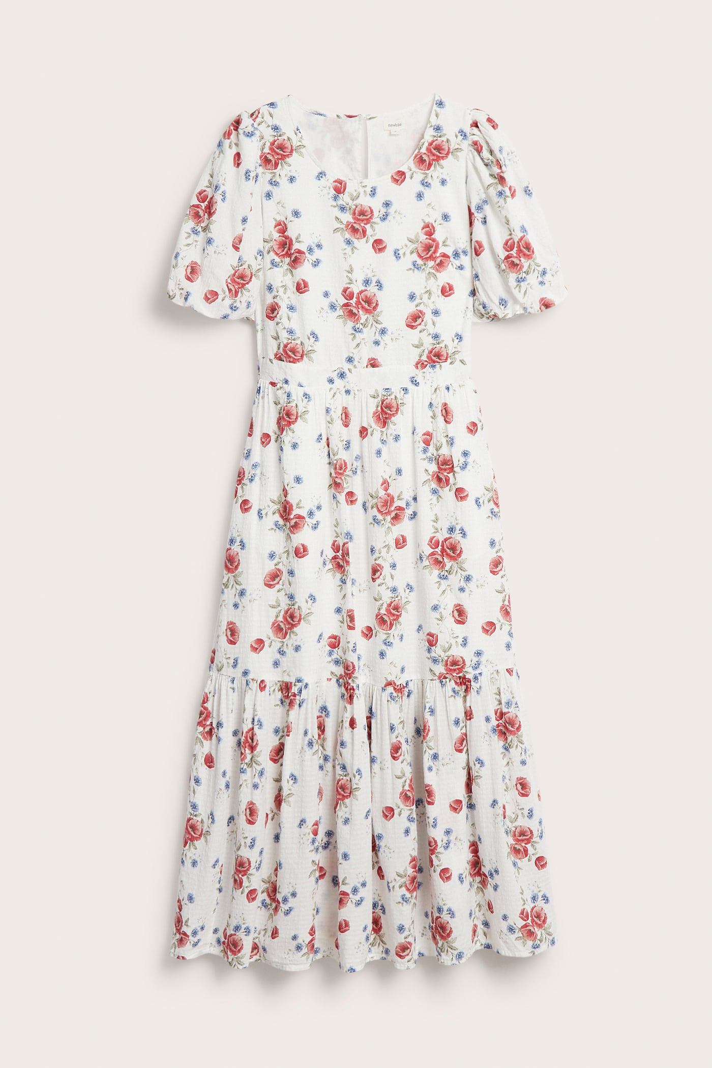 Short sleeve floral dress | Off-white | Kids | Newbie Short sleeve floral dress | Off-white | Kids | Newbie