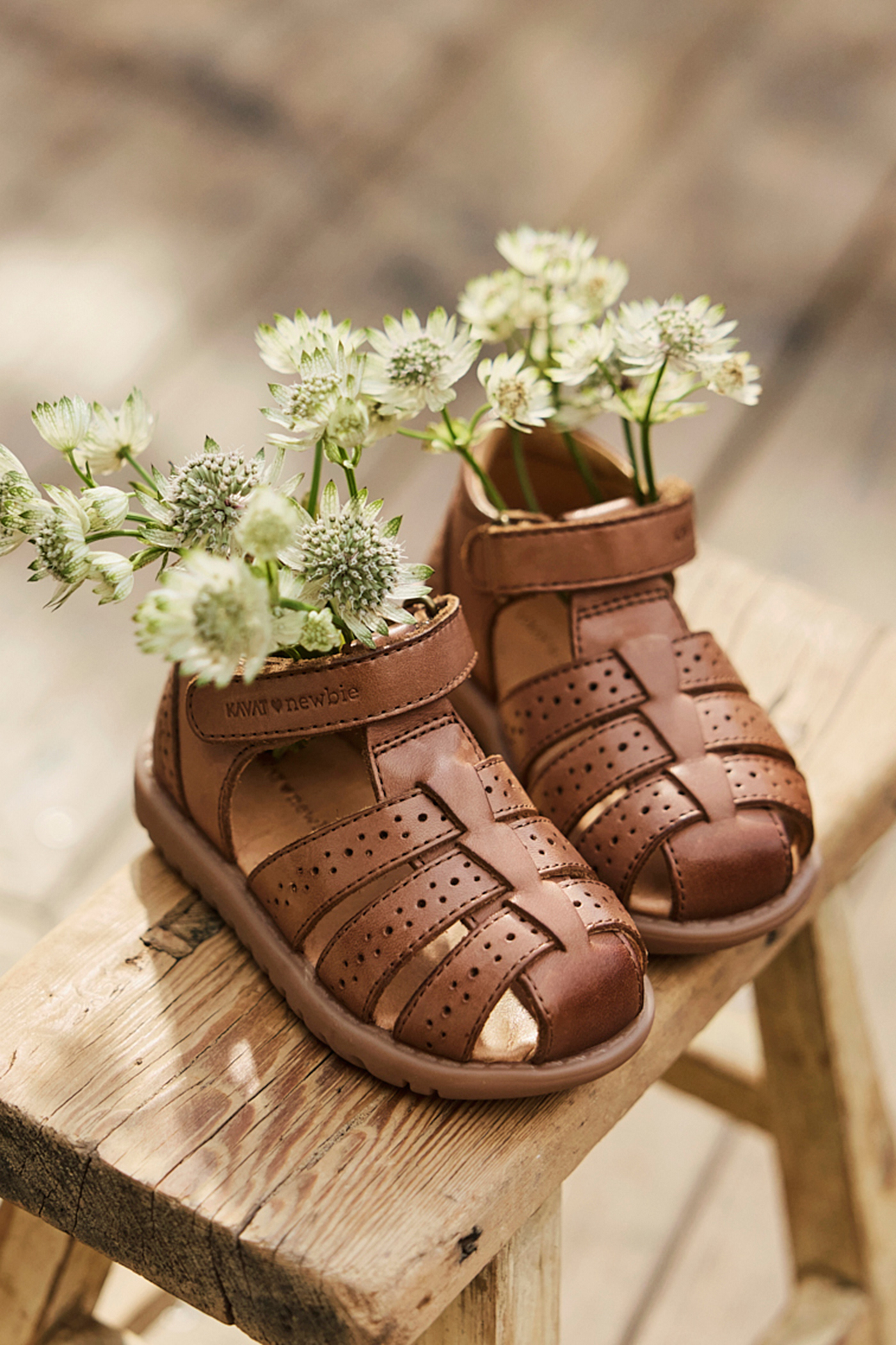 Sandal Hällevik | Brown | Baby | Newbie