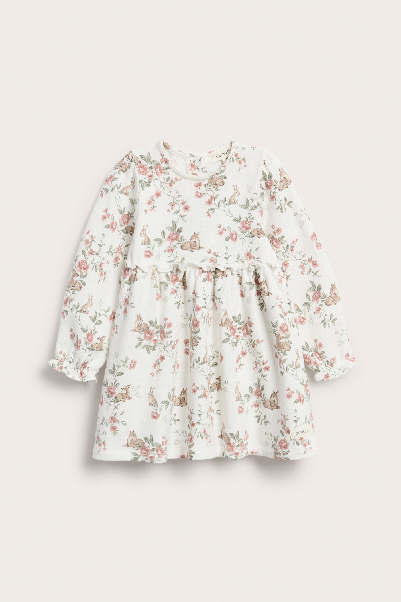 long sleeve newborn dresses Baby Girls' Star Long Sleeve Modal Ribbed Tulle Dress