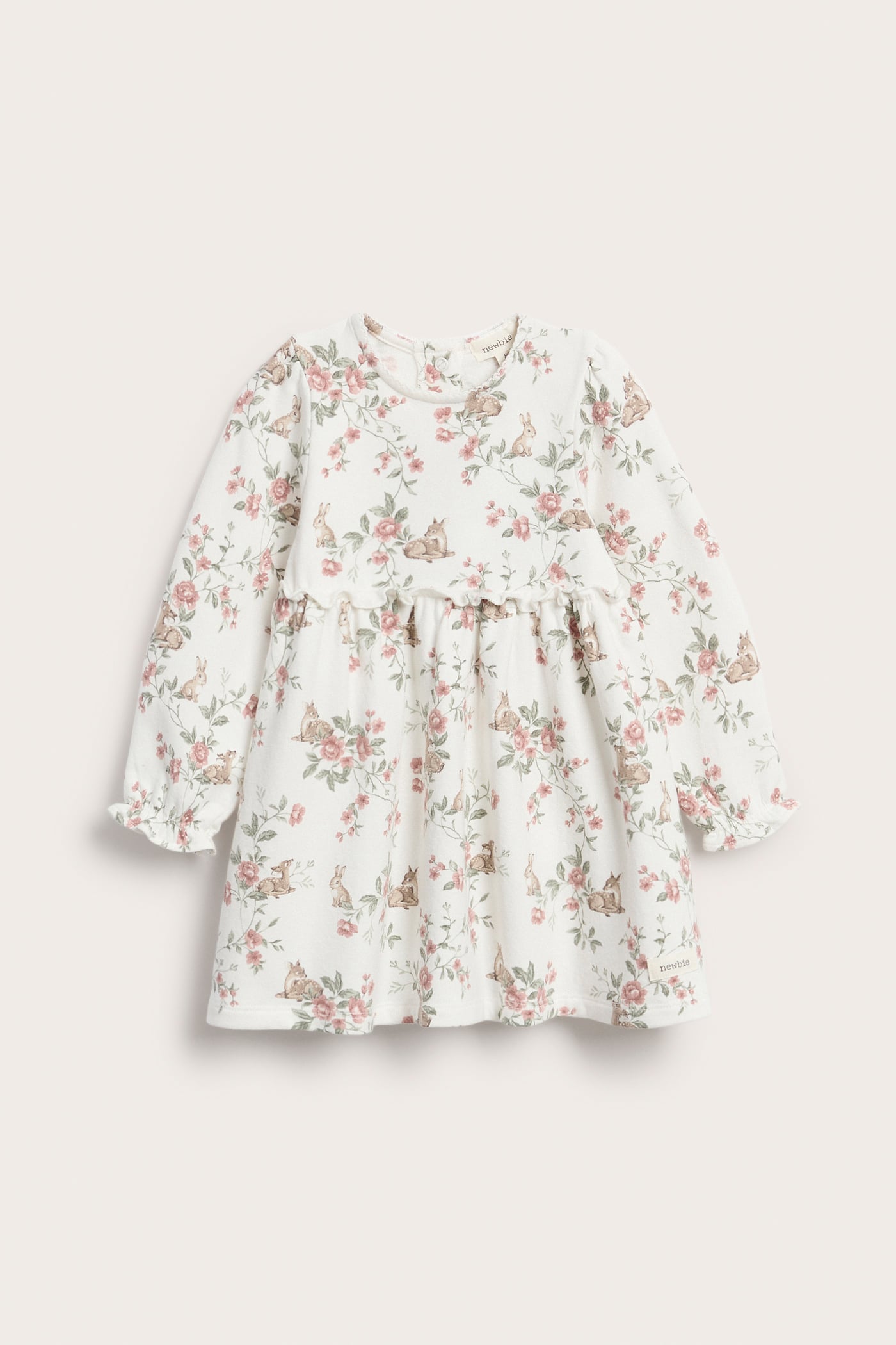 long sleeve newborn dresses Baby Girls' Star Long Sleeve Modal Ribbed Tulle Dress