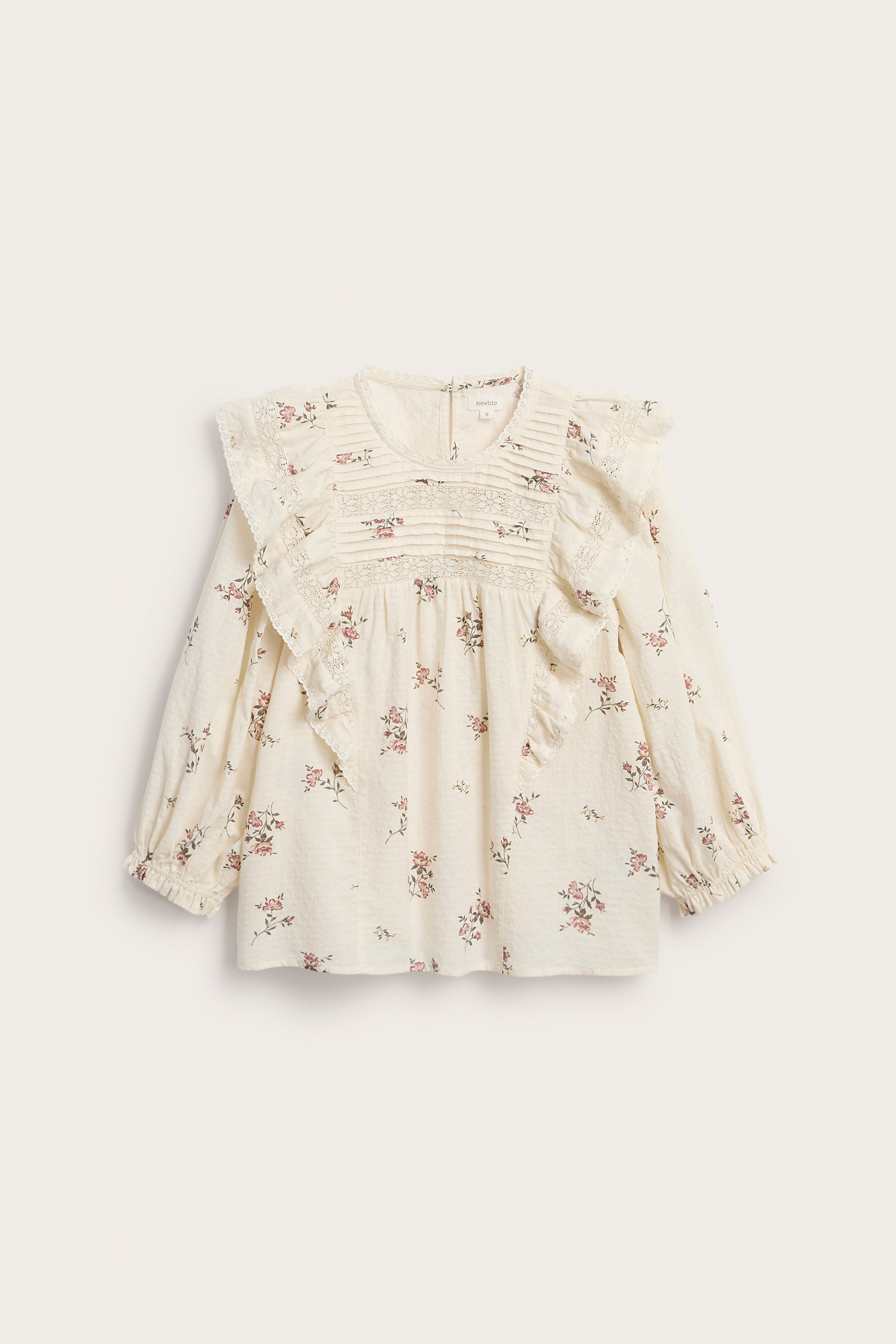 Floral lace blouse from Newbie Woman | Off-white | Kids | Newbie