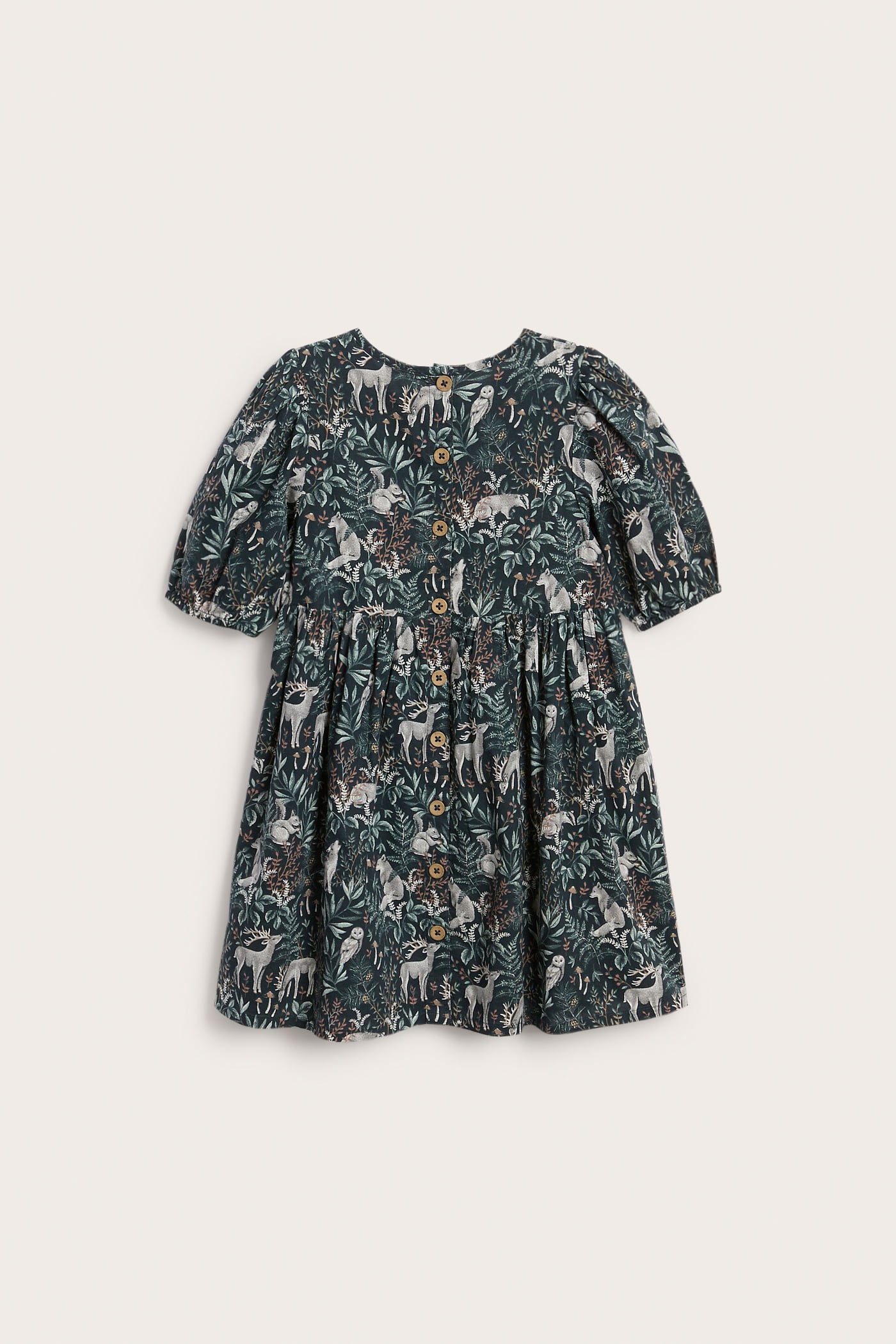 Dress with puff sleeves | Black | Kids | Newbie